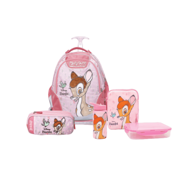 קורל/ורוד SchoolBag T Bambi סט