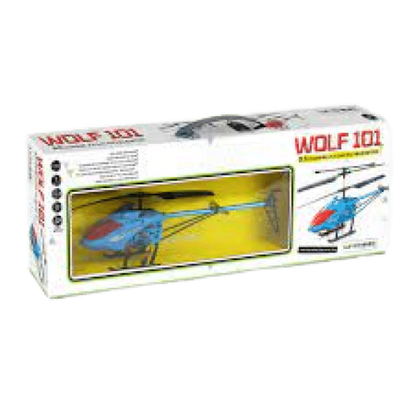 מסוק ענק 3.5 ערוצים ג'ירו 2.4Ghz דגם WOLF 101