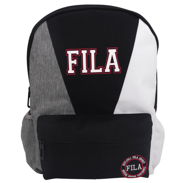 תיק FILA אפור כחול כהה לבן 3 תאים(FU91012340-999)