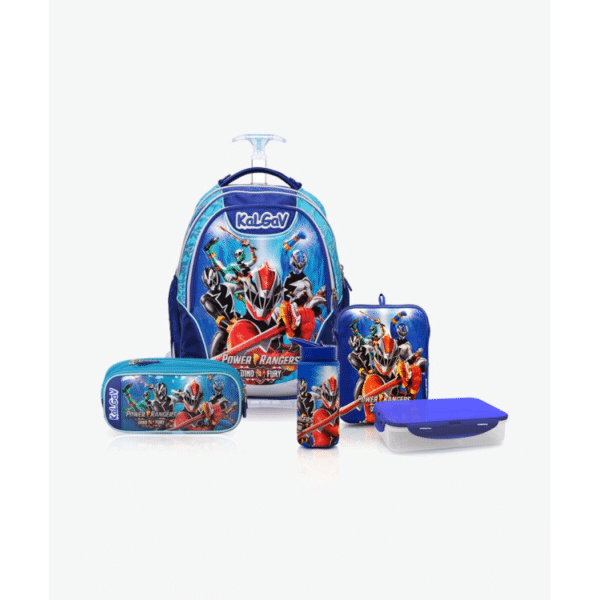 סט Schoolbag Power Rangers כחול/כחול רויאל