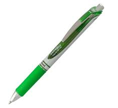 עט ג’ל 0.7 ירוק תפוח פנטל Pentel EnerGel BL77